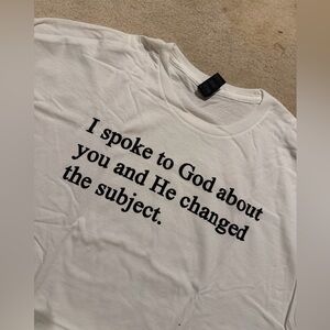 NEW!  X-LARGE White Graphic Women’s T-Shirt